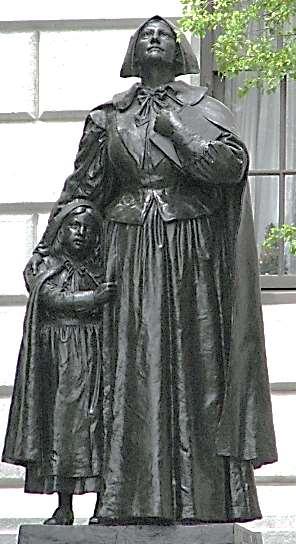 CONFLICT WITHIN THE PURITAN RANKS Anne Hutchinson questioned Puritan authorities Taught antinomianism faith alone is necessary for salvation Placed on trial for sedition: banished; she and followers