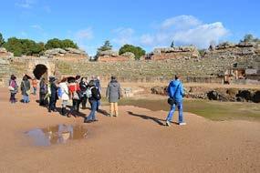 First, our guide showed us the Roman amphitheatre and theatre.