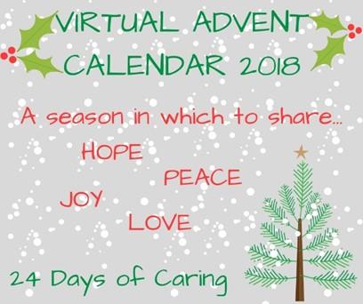 Josh, between Dec. 1st to Dec. 24th, with a little note and a suggestion of something to do that day as we seek to share the hope, peace, joy, and love that we celebrate each Advent season!