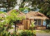 The Zen Bungalows are perfectly named, being traditional huts built with local, natural materials.