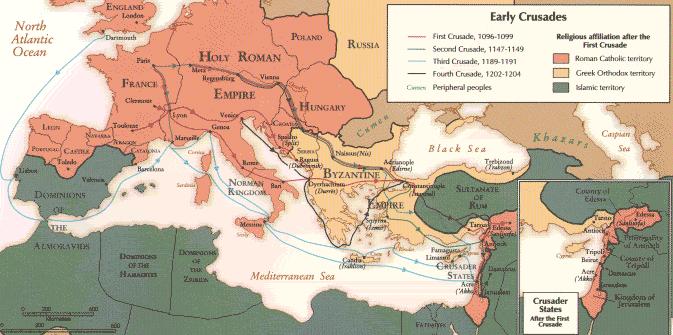 antagonism; Turks invasion; chivalric knighthood.