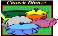 Pork Loin Dinner Sunday November 7 Following Worship The potluck previously announced for