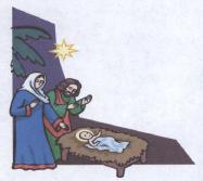 P.2 WHAT A GOOD THING JESUS WAS BORN! Christians remember the birthday of Jesus Christ, the Babe of Bethlehem, celebrated on 25th December each year. How wonderful that Jesus Christ was born!