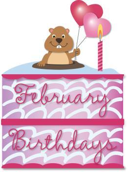 FEBRUARY BIRTHDAYS 1: Kelly Sullwold Kyle Overby 2: Kathy Fox 3: Nicole St.
