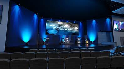 The Worship Center Initiative Technology to help us minister relative to the culture including state of the art lighting, screens, projectors, and sound for an enhanced worship