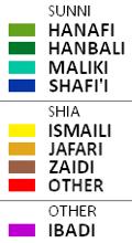 Islamic Law ) differs for each color; not just ONE thing.