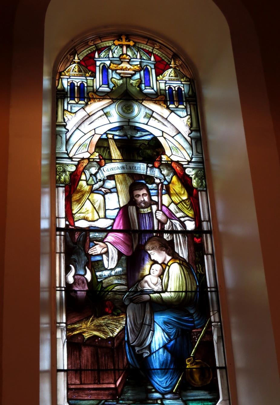 Every picture tells a story -- In medieval times, stained-glass windows were used by church leaders as a