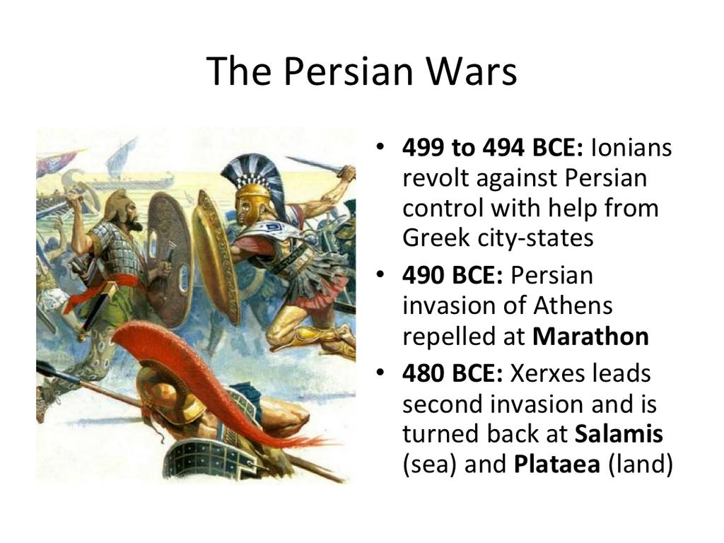 During the mid sixth century BCE, the Persian Empire expanded into Asia Minor, eventually conquering Ionia itself and installing tyrants to rule the Ionian city-states on their behalf.