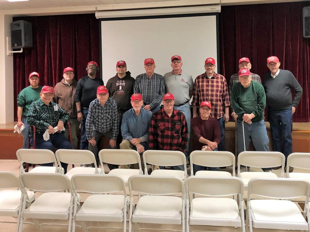 The Messenger Page 3 The Saturday morning Men s Group (Cowboy Capital Consultants) was hard at work on Saturday morning, December 15, 2018.