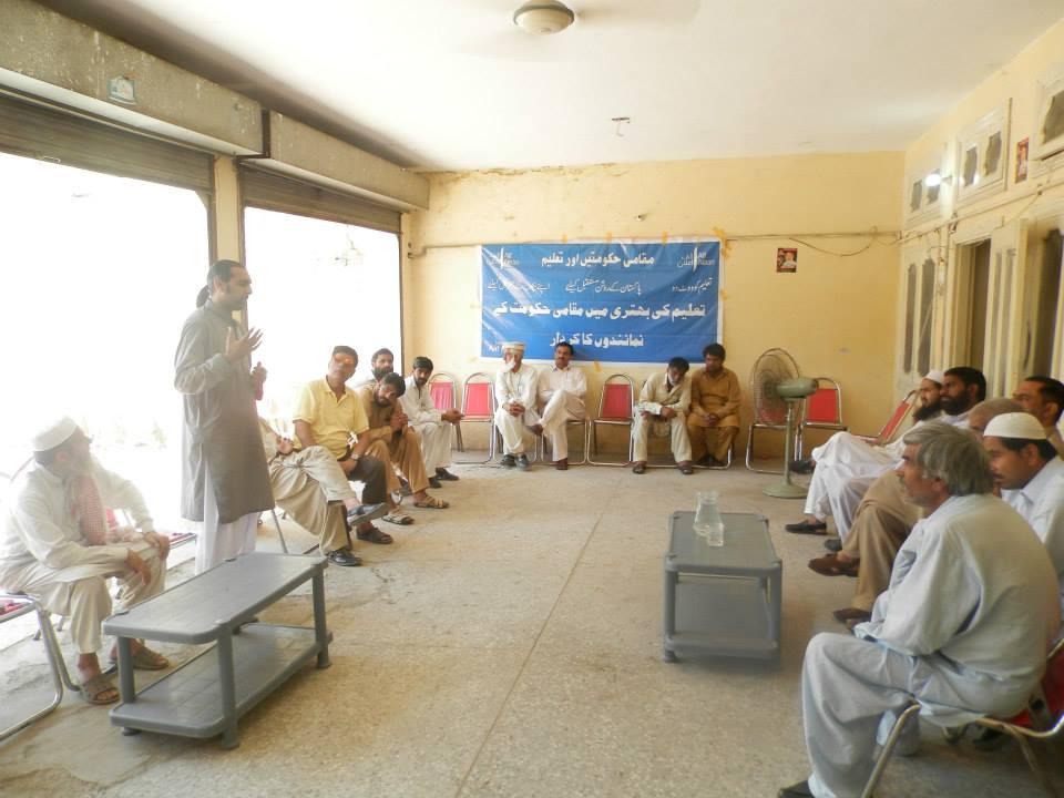 Political Advocacy: Making education a campaign priority Local Bodies elections in KP and our