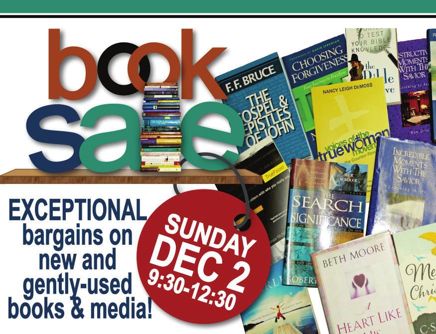 ers Book Sale WOMEN Selah Day Saturday, January 5, 2019, 7:00 a.m.