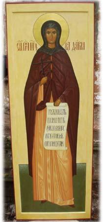 The Icon of the New Martyr Daria Zaysteva, the Theotokos of the Sign Church in Kholmy. Source: znamenie.org During the time of a large terror in 1937-1938, people did not break under questioning.