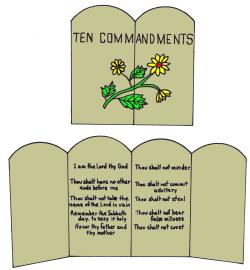 Make your own Ten Commandments! 1.