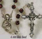 00 Mesh Rosary Case Fleece lined, snap