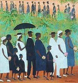 HOLY WEEK: A WEEK OF PROCESSIONS Funeral Procession by artist Ellis Wilson In our Catholic tradition, processions allow us to walk together with God on the pilgrimage of life.
