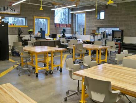 students could learn to work with wood, metal and other materials.