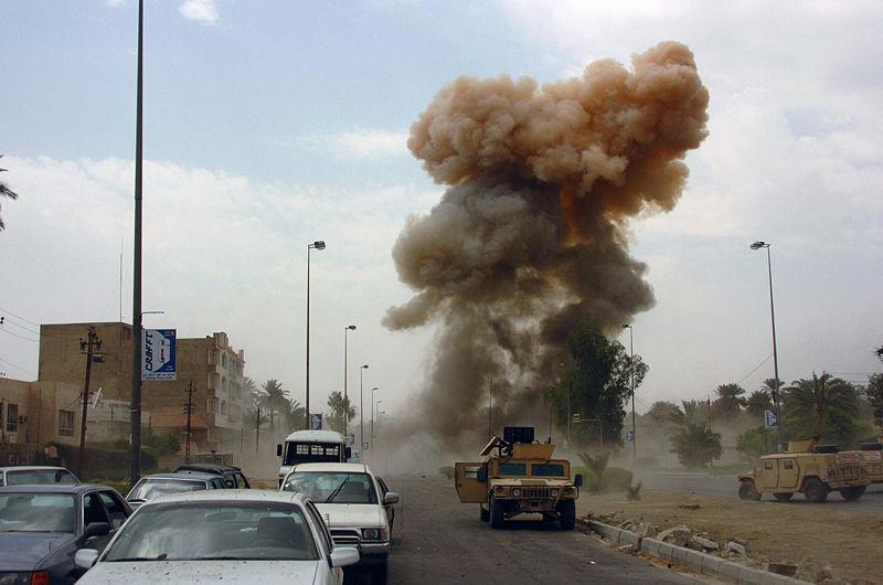 Car bombing in Iraq.