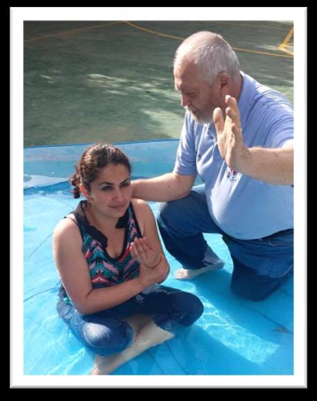 "So far, at least 37 people have accepted Christ Jesus as Savior and 19 are being baptized tomorrow At
