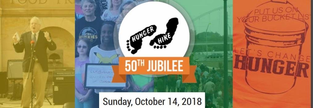 6 - THE LIGHT October 2018 50 TH YEAR JUBILEE HUNGER HIKE! We Walk That They May Eat Much has changed since the first Hunger Hike held in Des Moines fifty years ago.