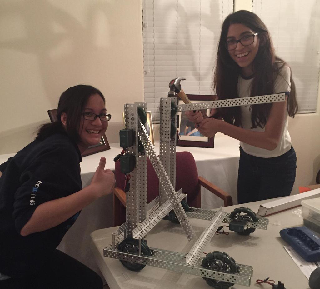 Building the Robot: Ruthanne Even though I had agreed to join, I still had hesitations about it. Building didn t seem like something I could do since I had never done it before.