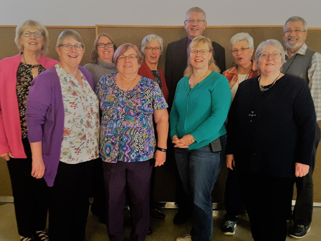 2018 2021 CACS REPRESENTING THE ECCLESIASTICAL PROVINCES: (Left to Right) Marion Bailey, (Huron Diocese) CHAIR Rev.