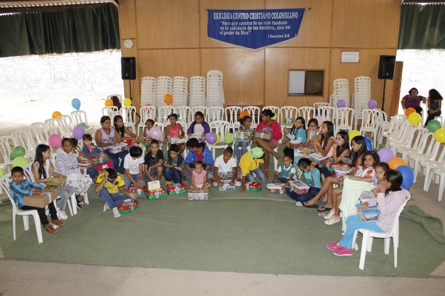 Children at first outreach - second one