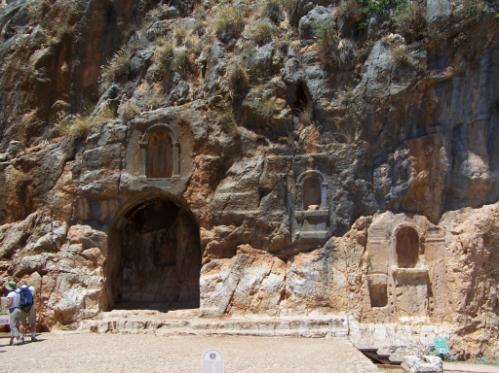The very designation Pan is still reflected in Bāniyās, as it is called today. In Jesus day, it had a temple to Caesar.