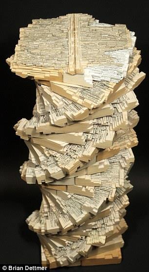 Page 5 / 5 DOCUMENT C Brian DETTMER, Tower of Babble, 2011 altered books