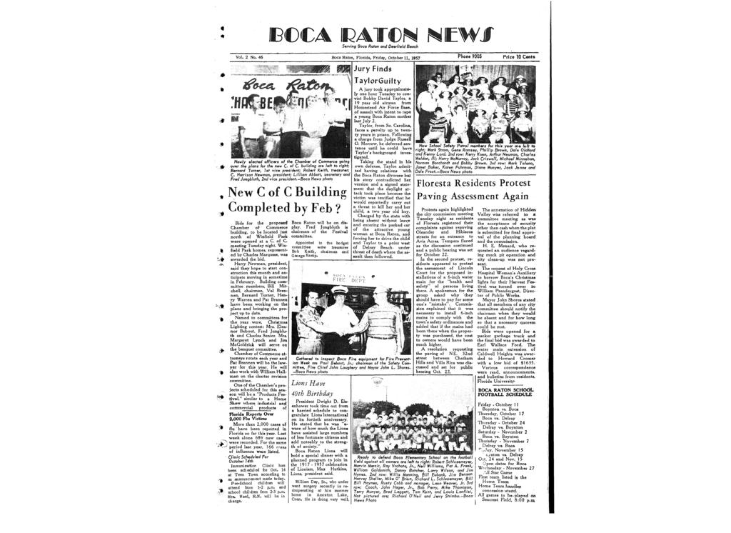 * t OCA RATON NEW! Serving Boca Raton and Deerield Beach /X\ Vol. 2 No.