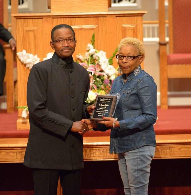The following are recipients of the August Pastor s Honors Awards: Anita Weathers Church