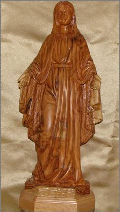 Our Lady of the Brook Parish Northbrook, Illinois 8 Hand-Carved Olive Wood Gifts from the Holy Land Proceeds benefit Catholic schools in the Holy Land.
