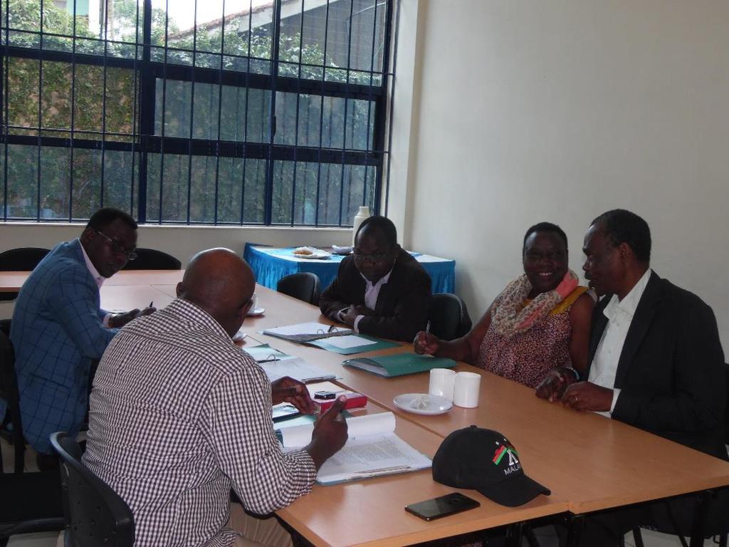 The PHARP Board Members in discussion over the 2019 PHARP activities On 7 th to 10 th : PHARP started the year with a three-day training held in Mbololo Location at the Mkwachunyi St.