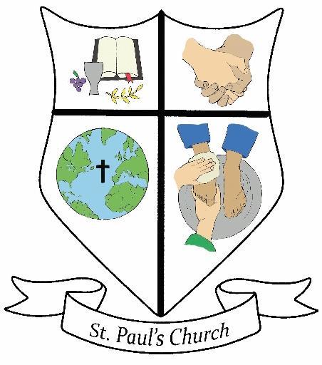 FAILY HURH DESIGN A FAILY HURH REST At right is St. Paul s family crest reflecting our core values: ission outreach. Diversity of worship languages. The power of community and importance of family.