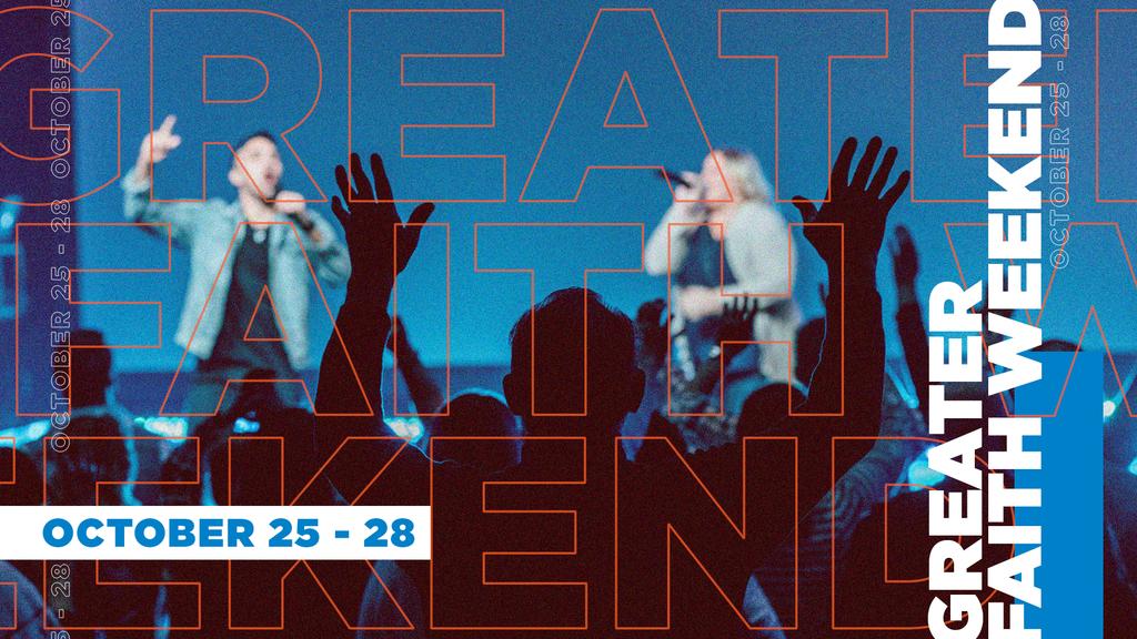 3) Greater Faith Weekend. October 26-28 is the weekend for our whole church to have a camp experience that often is only available for kids and youth.