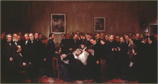 Death of Abraham Lincoln (April 15, 1865), by Alonzo Chappel (1828-1887) and John Badger Bachelder