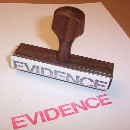 Evidence Quoting an authority is not evidence. Quoting a majority opinion is not evidence.