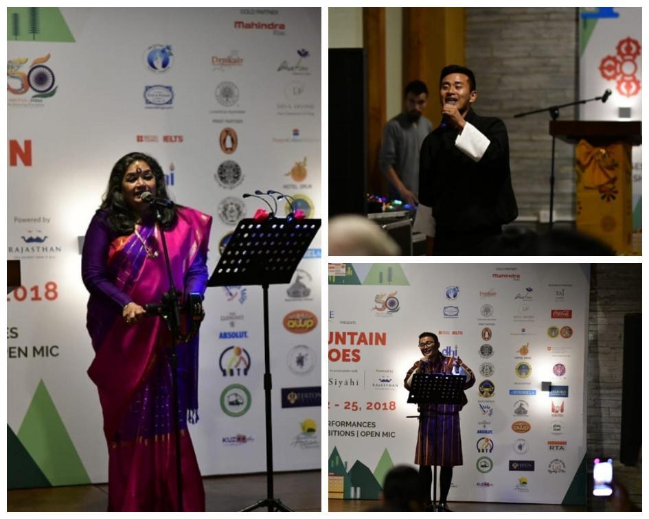 THE PROGRAMME THURSDAY, AUGUST 22, 2018 WELCOME DINNER AT NORKHIL HOTEL, THIMPHU Guests: 200 The ninth edition of Mountain Echoes literary festival started out with a welcome dinner in Thimphu on