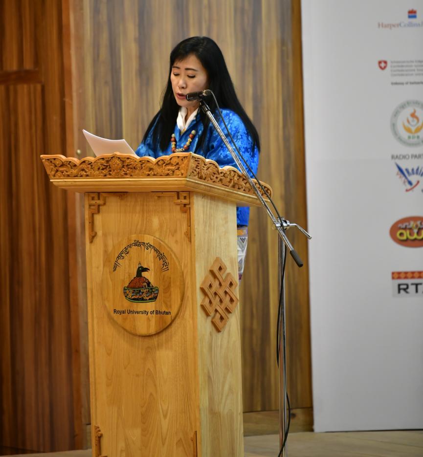 The festival witnessed Her Majesty the Royal Queen Mother Ashi Dorji Wangmo Wangchuck, the chief royal patron of the festival, address visitors from India, Bhutan and across the globe in her