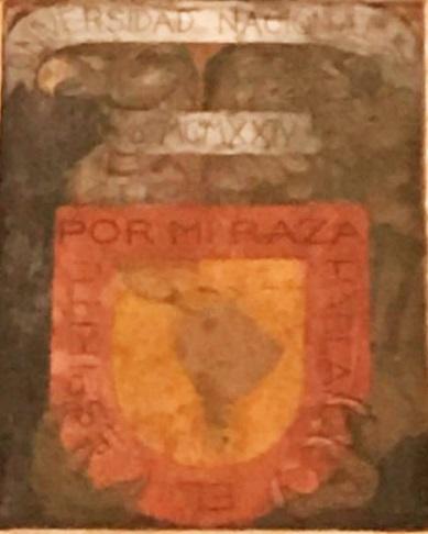 His first commission was to paint murals in the Preparatory School or Antiguo Colegio de San Ildefonso, where the University Shield was painted by Jean Charlot in 1923 at the rest of the main