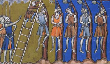 Law and order was very harsh in Medieval England.