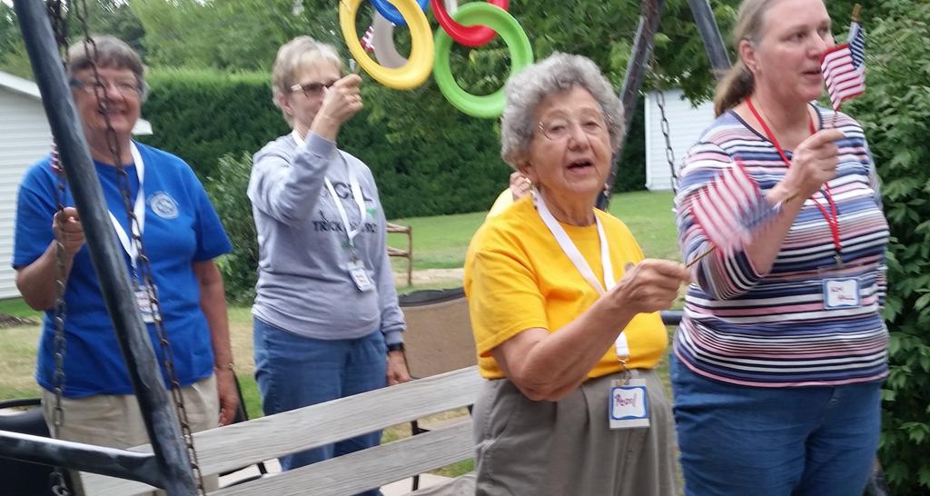 Care And Creativity Abound At Minden Saved To Serve Event By Susan Watson From frosting cookies to dancing the Polka, the Mosaic group home in Minden came alive with activity August 5-7 when a Saved