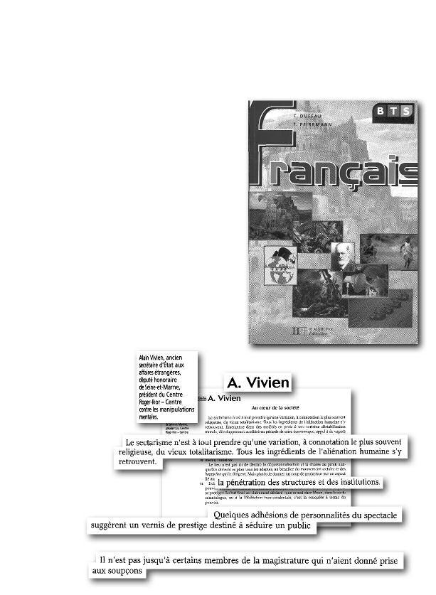 I - COMMITTED SCHOOL MANUALS French book, BTS level - Hachette Education - Author: C. Duffau and F.