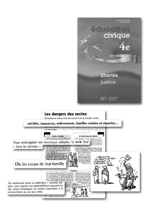 Book on Civic Education, 4th level (14 yr-old students): Freedoms, Rights, Justice - Hachette Education. Under the direction of Dany Feuillard.