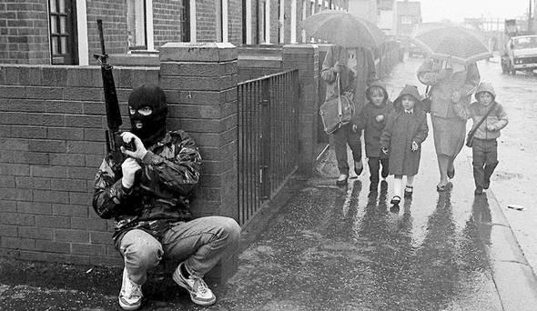 IRA man on patrol in West