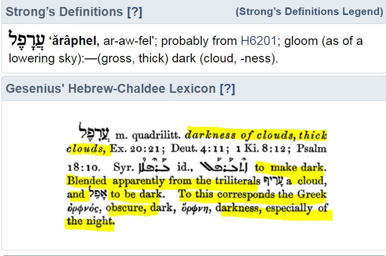 They added the word gross 2 times to the word darkness without any Hebrew word