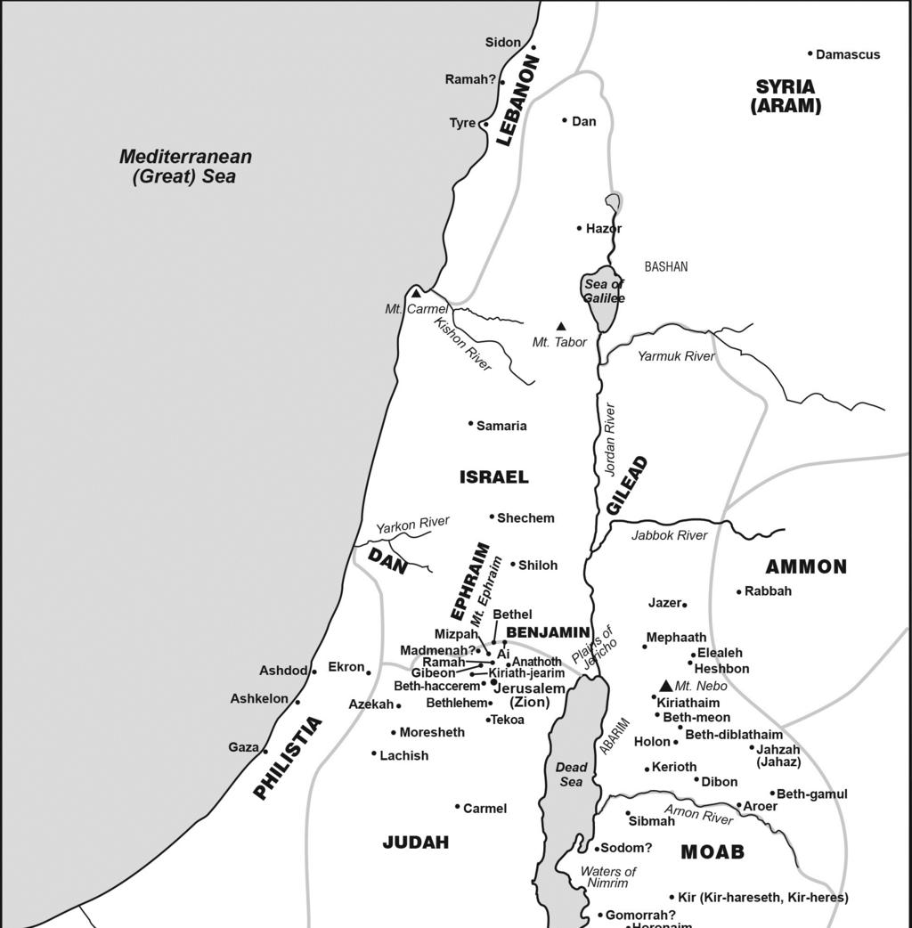 Map of Israel 2013 Precept