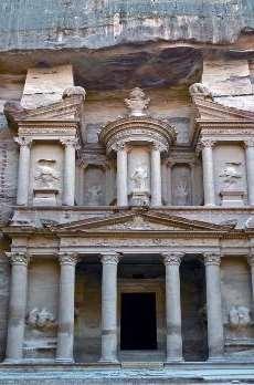 PETRA, JORDAN: TREASURY AND GREAT TEMPLE Petra is the greatest city of the Nabataeans.