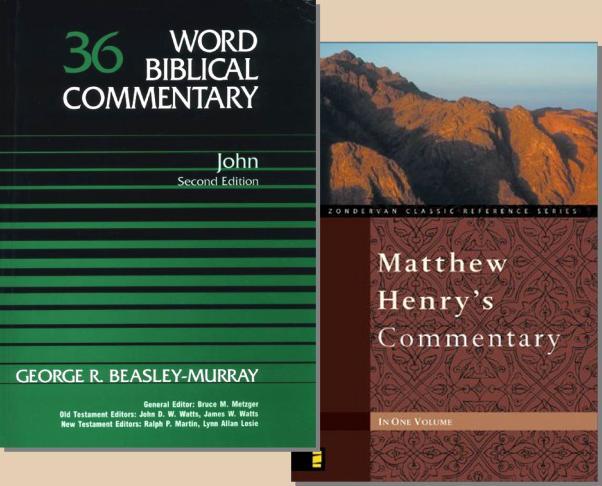 TOOLS Commentaries and Handbooks First, study the Bible
