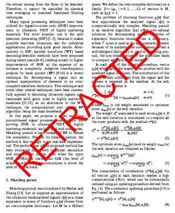 19 Retraction the ultimate punishment The article of which the authors committed plagiarism: it
