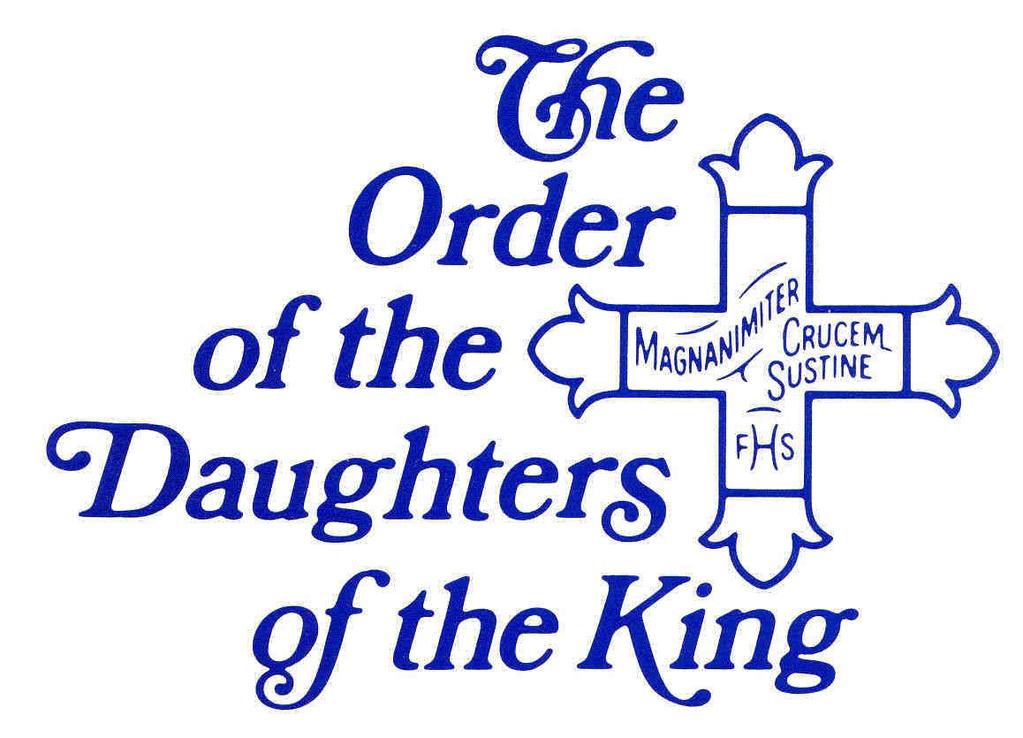 Parish Particulars Bluegrass Updates Daughters of the King Officers and Junior Daughters Installation Sunday - October 7, 2012